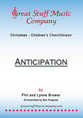 Anticipation Unison choral sheet music cover